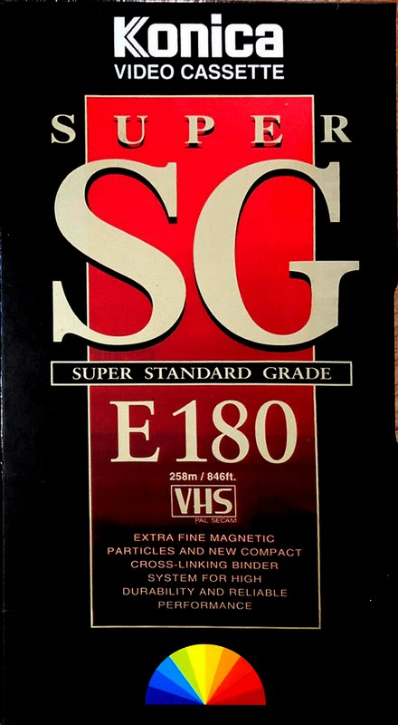 VHS, Video Home System: Konika / Magnax Konica - Super SG 180