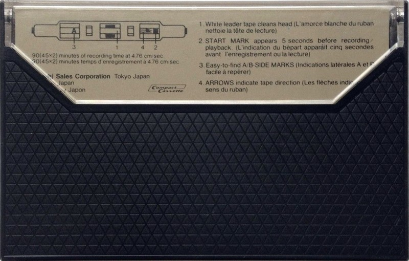 Compact Cassette Hitachi UD 90 Type I Normal 1981 Europe