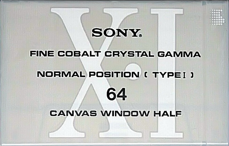 Compact Cassette Sony XI 64 Type I Normal 1991 Japan
