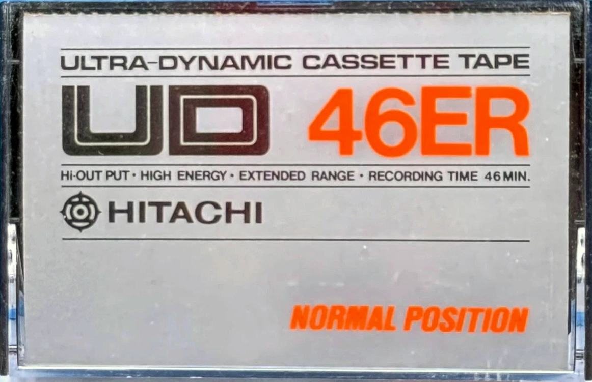 Compact Cassette Hitachi UD 46 "C46ER" Type I Normal 1977 Japan