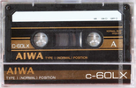Compact Cassette Aiwa LX 60 Type I Normal 1982 Worldwide