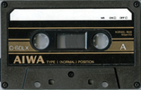 Compact Cassette Aiwa LX 60 Type I Normal 1982 Worldwide