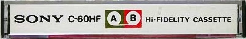 Compact Cassette Sony 60 Type I Normal 1970 Japan