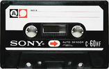 Compact Cassette Sony 60 Type I Normal 1970 Japan
