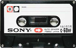 Compact Cassette Sony 60 Type I Normal 1970 Japan