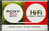 Compact Cassette Sony 60 Type I Normal 1970 Japan