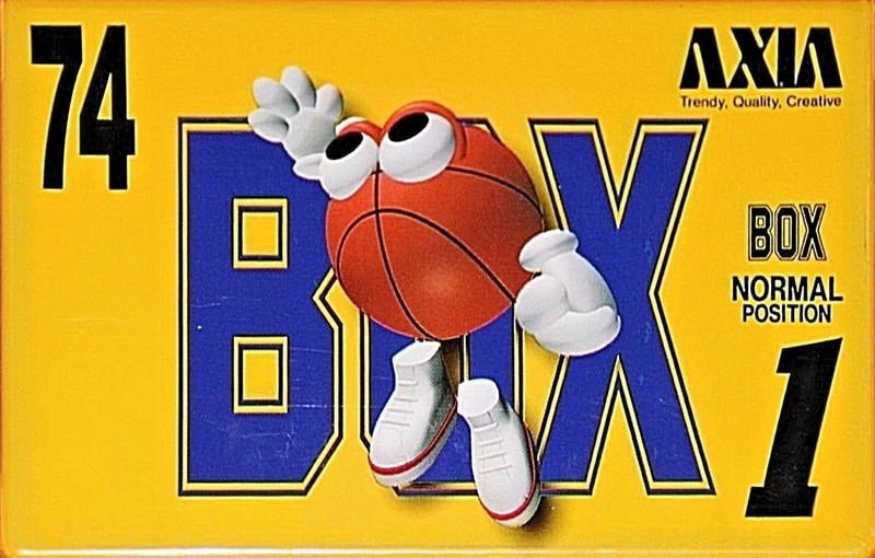 Compact Cassette AXIA Box 1 74 "BOX1A 74" Type I Normal 1995 Japan