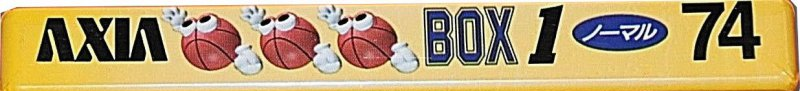 Compact Cassette AXIA Box 1 74 "BOX1A 74" Type I Normal 1995 Japan