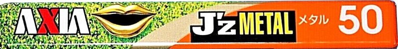 Compact Cassette AXIA J`z Metal 50 "JZMG 50" Type IV Metal 1997 Japan