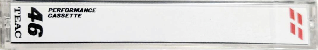 Compact Cassette Teac 46 "Performance cassette GETTAR" Type I Normal 1985 Japan