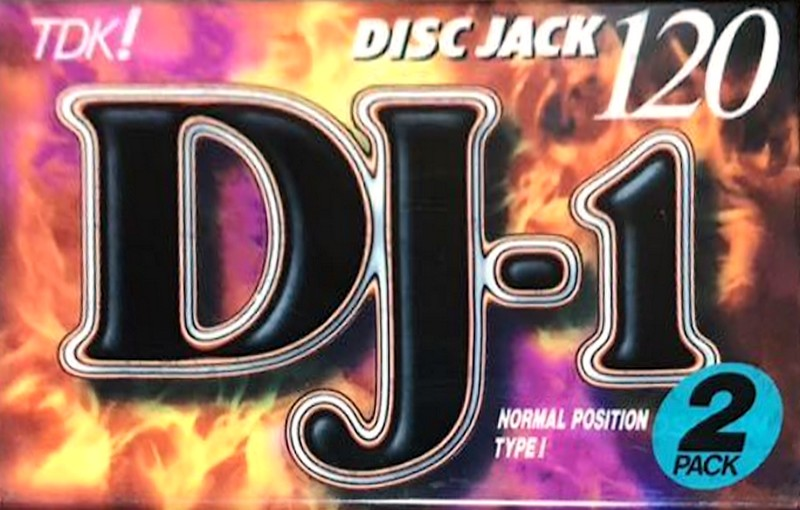 2 pack TDK DJ1 Disc Jack 120 "DJ1-120X2N" Type I Normal 1996 Japan