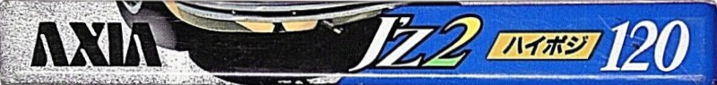Compact Cassette AXIA J`z 2 120 "JZ2C 120" Type II Chrome 1995 Japan