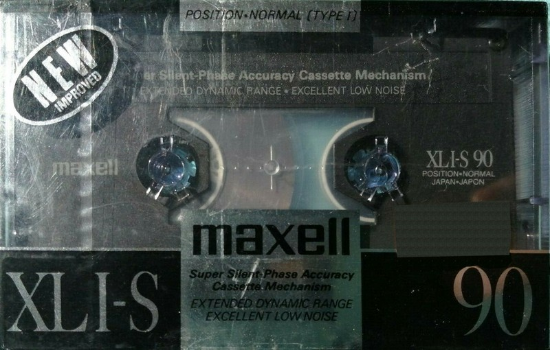 Compact Cassette Maxell XLI-S 90 Type I Normal 1988 Japan