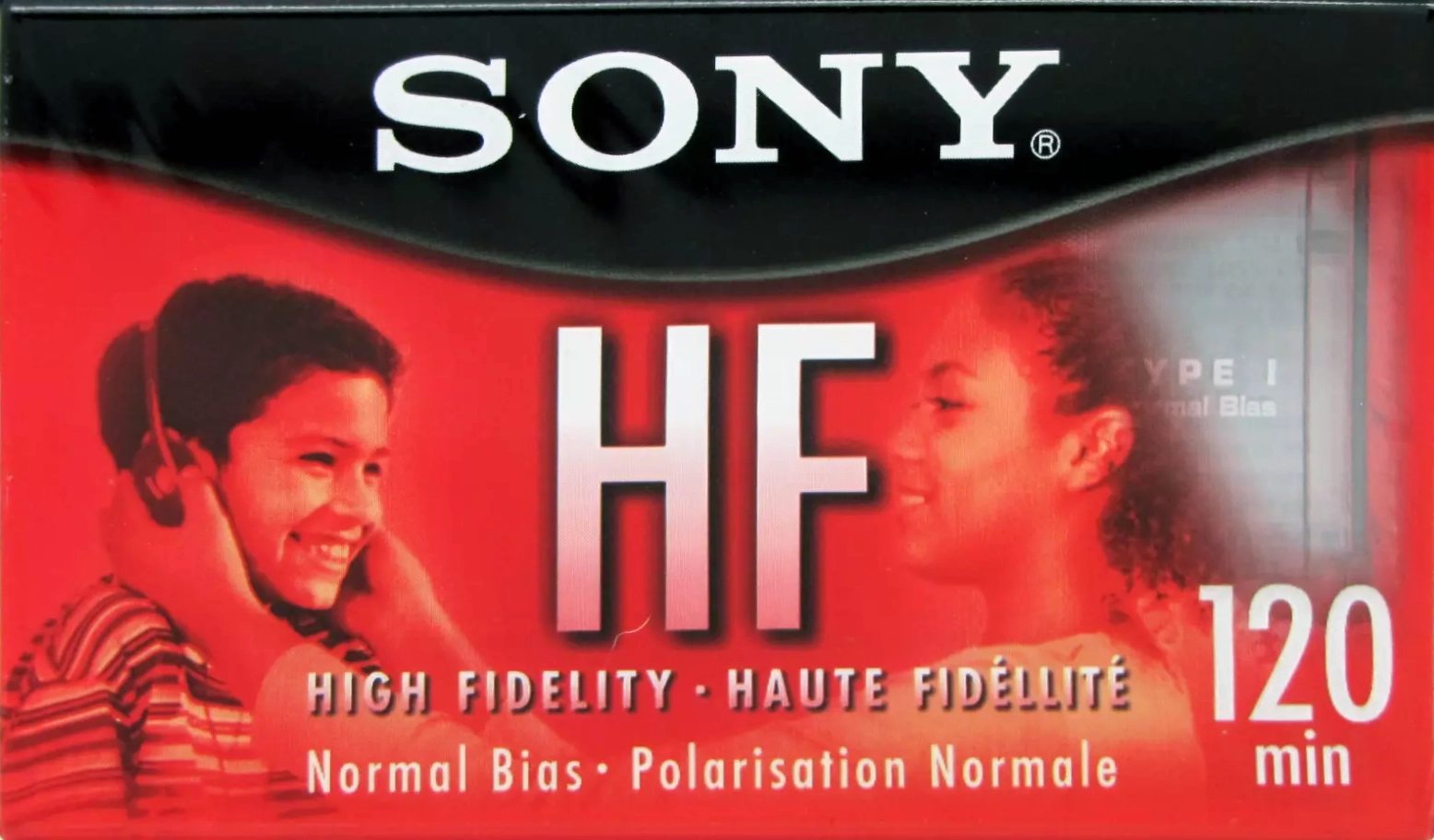 Compact Cassette Sony HF 120 "C-120HFL" Type I Normal 2001 North America