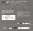 Compact Cassette Sunkai KF 1 90 Type I Normal 1988 Europe
