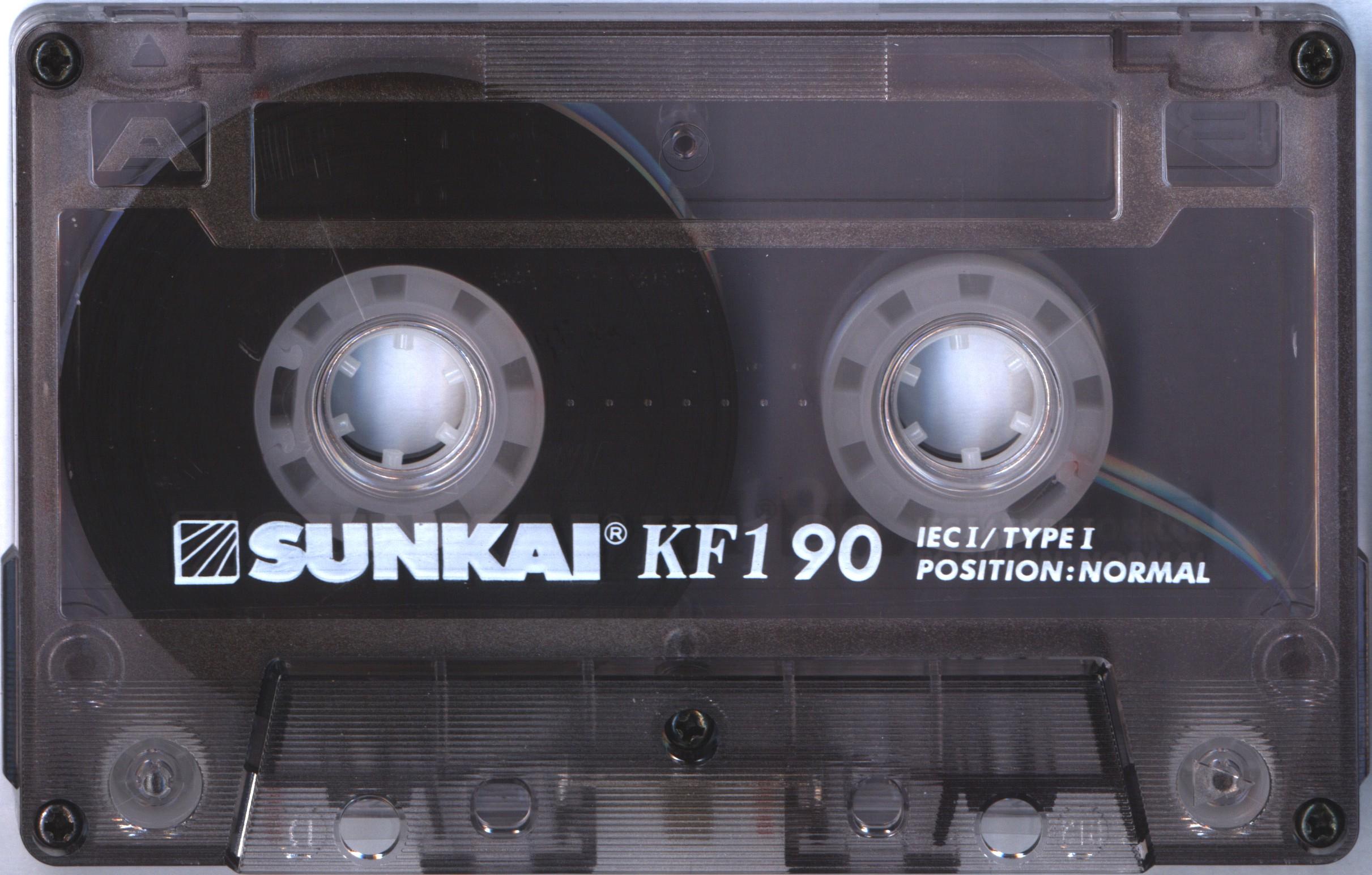 Compact Cassette Sunkai KF 1 90 Type I Normal 1988 Europe