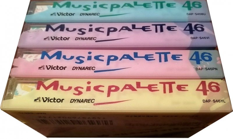 Compact Cassette Victor Musicpalette 46 "DAP-S46BU" Type I Normal 1985 Japan