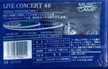 Compact Cassette Goldstar Live concert 60 Type I Normal 1993 Japan