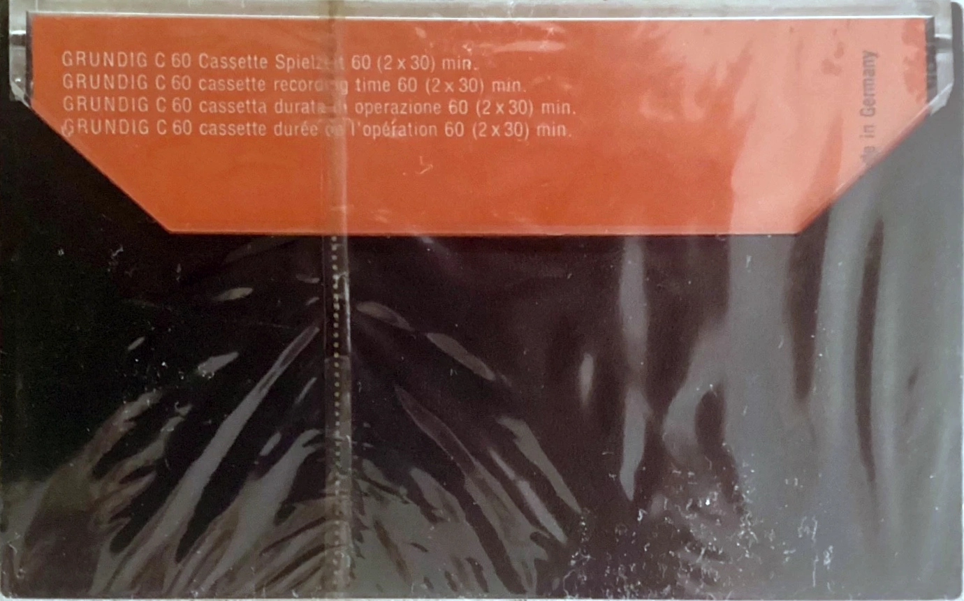 Compact Cassette Grundig 60 Type I Normal 1970 Europe