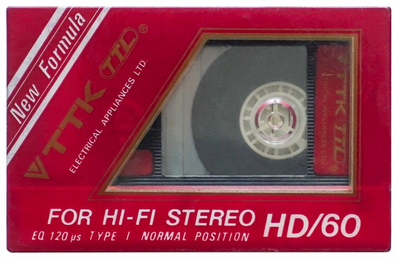 Compact Cassette TTK 60 "HD" Type I Normal China