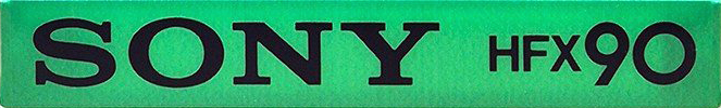 Compact Cassette Sony HFX 90 Type I Normal 1979 USA