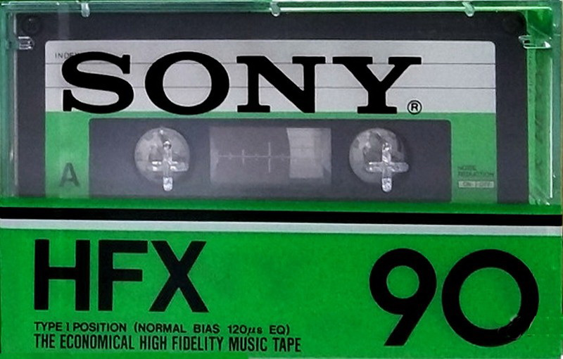 Compact Cassette Sony HFX 90 Type I Normal 1978 USA