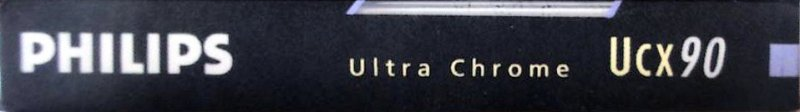 Compact Cassette Philips UCX 90 Type II Chrome 1990 Europe