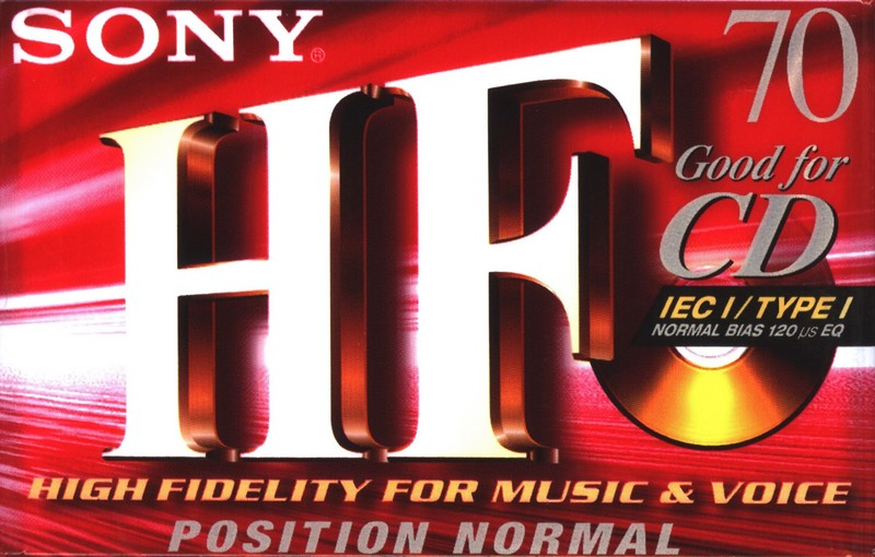 Compact Cassette Sony HF 70 Type I Normal 2000 Europe