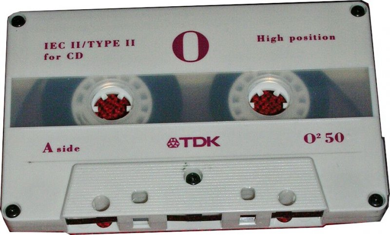 Compact Cassette TDK Optima 50 "O2" Type II Chrome 1997 Europe