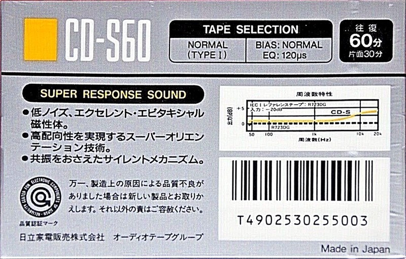 Compact Cassette: Maxell / Hitachi Hitachi - CD-S 60