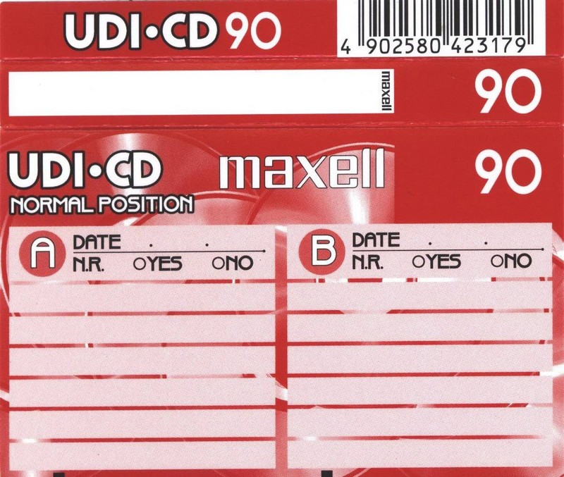 Compact Cassette: Maxell / Hitachi Maxell - UDI-CD 90