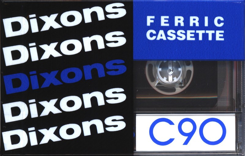 Compact Cassette Dixons 90 Type I Normal 1980 UK