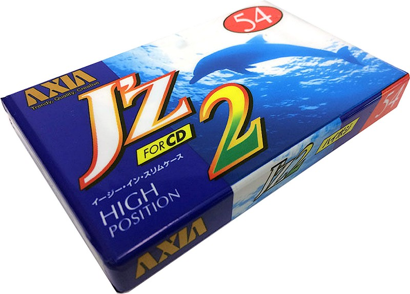 Compact Cassette AXIA J`z 2 54 "JZ2F 54" Type II Chrome 1996 Japan