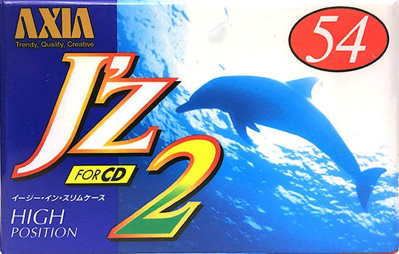 Compact Cassette AXIA J`z 2 54 "JZ2F 54" Type II Chrome 1996 Japan