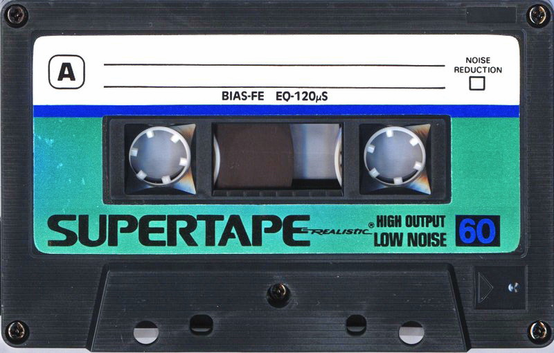 Compact Cassette SUPERTAPE 60 "44-9257A" Type I Normal 1992 Europe
