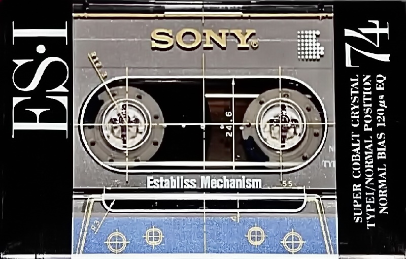 Compact Cassette Sony ES-I 74 "ESM1 74" Type I Normal 1991 Japan