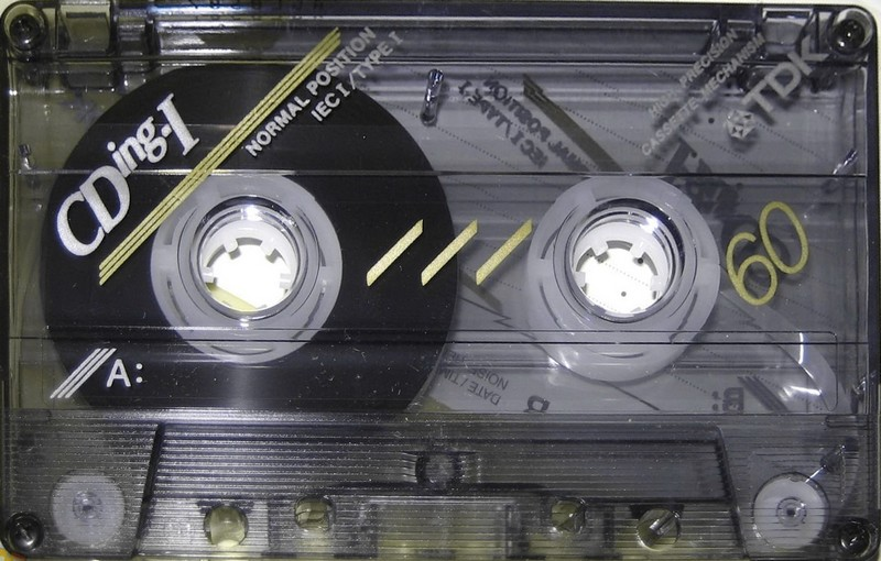 Compact Cassette TDK CDing 1 60 "CDING1-60EC" Type I Normal 1997 Europe