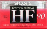 Compact Cassette Sony HF 90 Type I Normal 2001 Europe