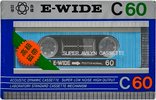 Compact Cassette E-Wide 90 Type I Normal 1989 Hong Kong