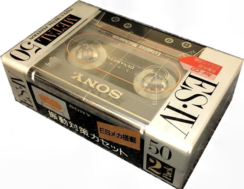 2 pack Sony ES-IV 50 Type IV Metal 1991 Japan