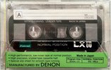 Compact Cassette Sansui 60 "LX" Type I Normal Worldwide