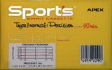 Compact Cassette Apex Sport`s 90 "Spirit cassette" Type I Normal Unknown Country