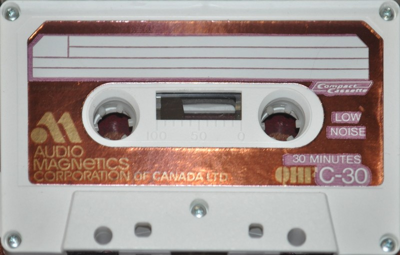 Compact Cassette Audio Magnetics QHF 30 Type I Normal 1970 Canada