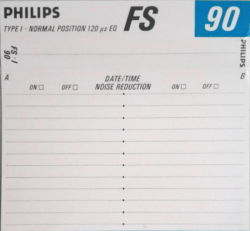 Compact Cassette: Philips  - FS 90