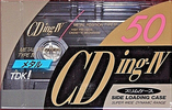 Compact Cassette TDK CDing Metal 50 "CDING4-50R" Type IV Metal 1992 Japan