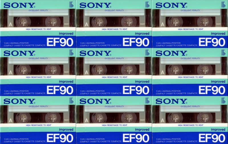 Compact Cassette: Sony  - EF 90