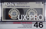 Compact Cassette Sony UX-Pro 46 Type II Chrome 1986 Japan
