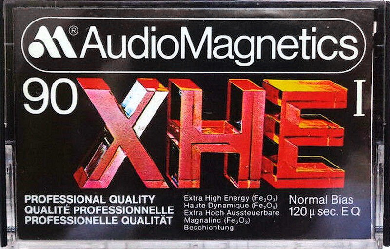 Compact Cassette Audio Magnetics XHE I 90 Type I Normal 1979 Europe