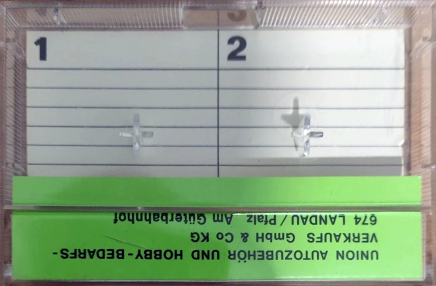 Compact Cassette Union de Luxe 120 Type I Normal Germany