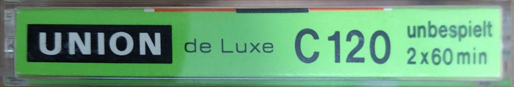 Compact Cassette Union de Luxe 120 Type I Normal Germany